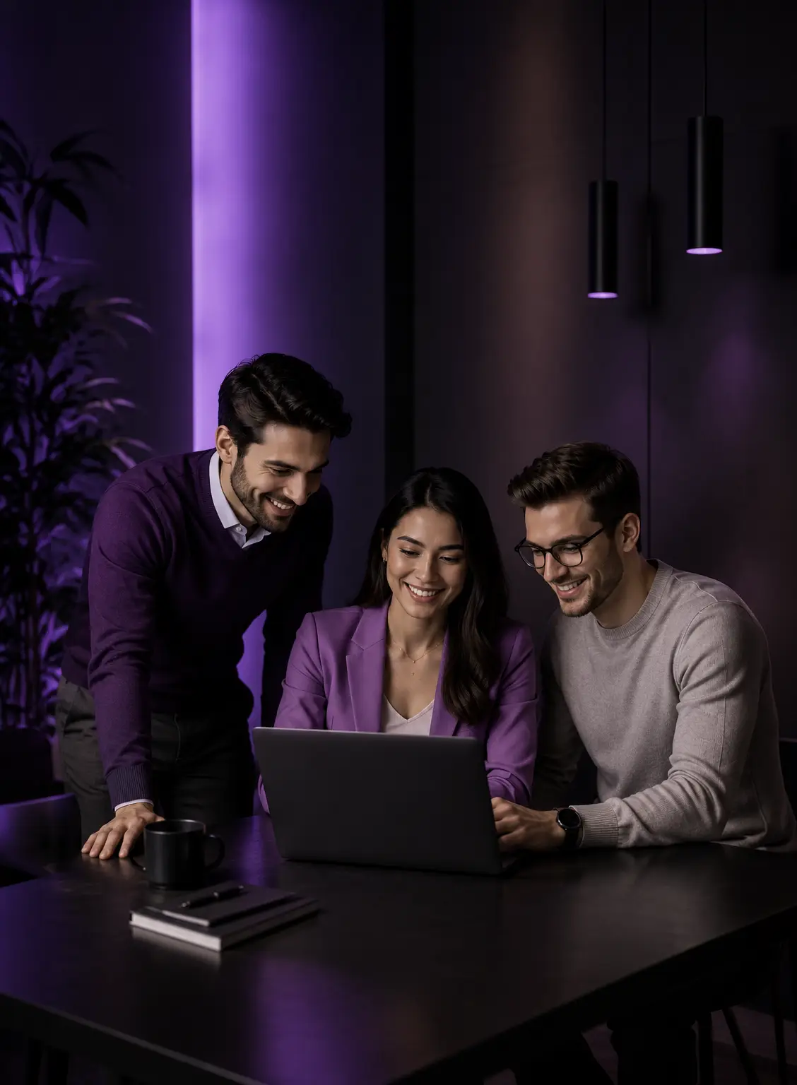 Equipo de GR Nova Consulting colaborando en una reunión de trabajo